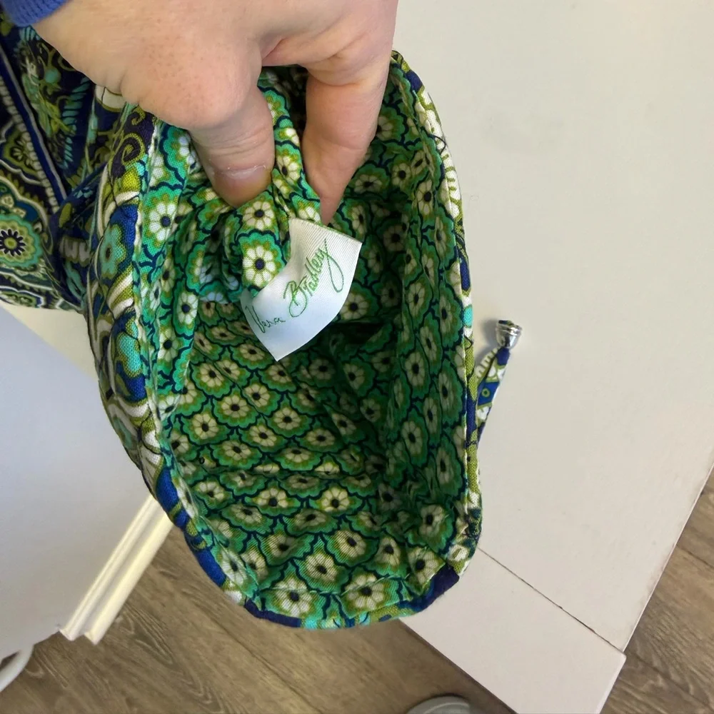 Vera Bradley Vera Bradley Rhythm & Blues Quilted Cotton Wine Bag